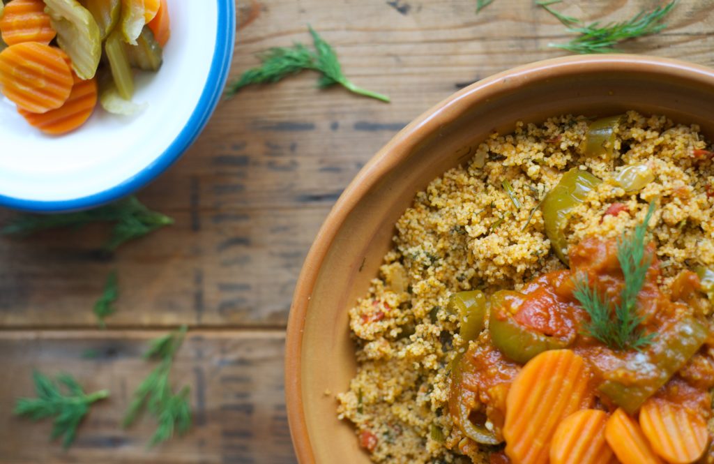 couscous végétarien aneth cuisine tunisienne besbes farfoucha